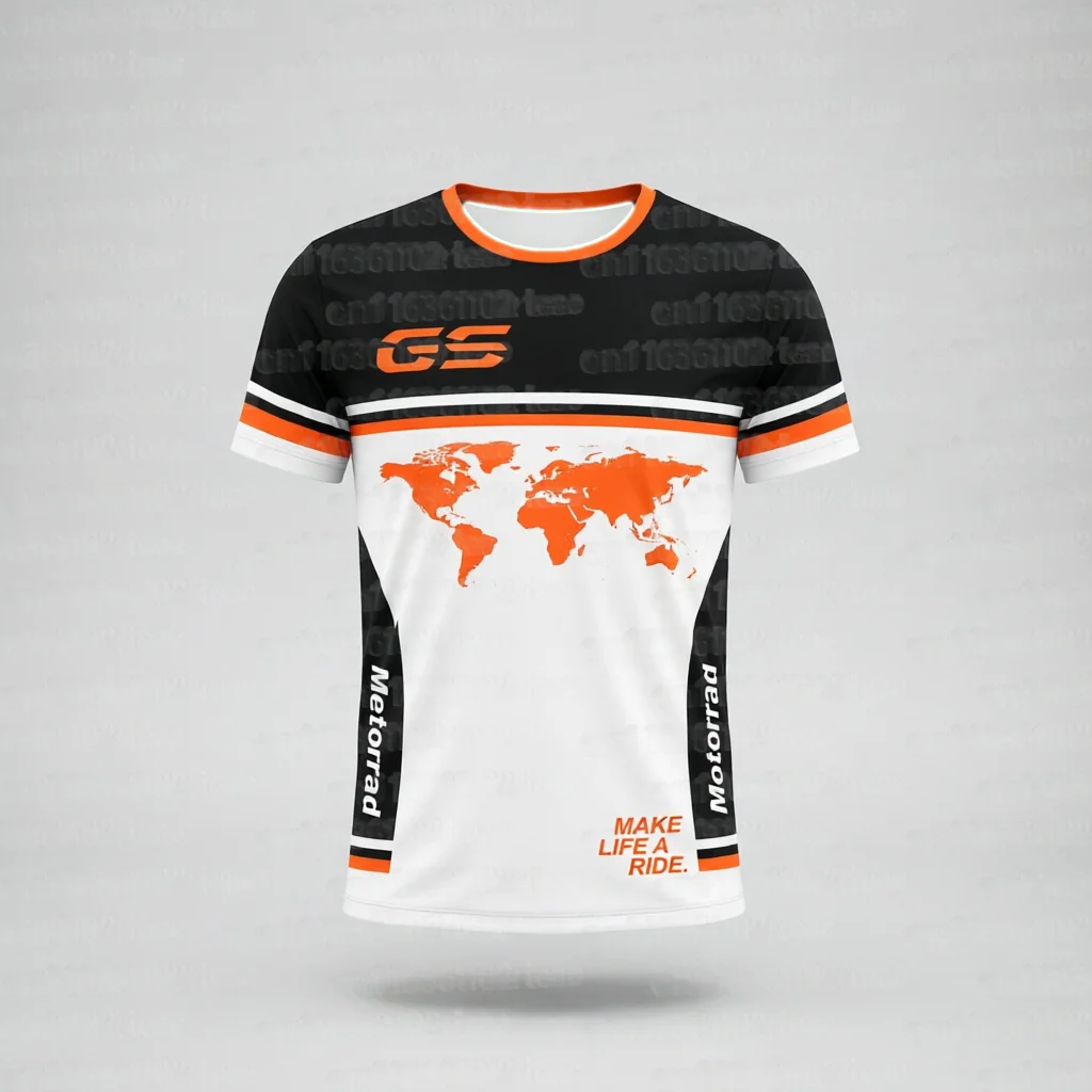2026 Adventure Motorcycle Riding T Shirt Quick Dry Breathable Outdoor Sports Motorbike Top Summer Casual Tee FamilyMatching