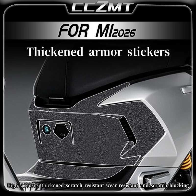 For Ninebot M1 85 M1 100 2026 Thickened Armor Sticker Scratch Resistant Storage Box Front Foot Pedal Sticker Accessories