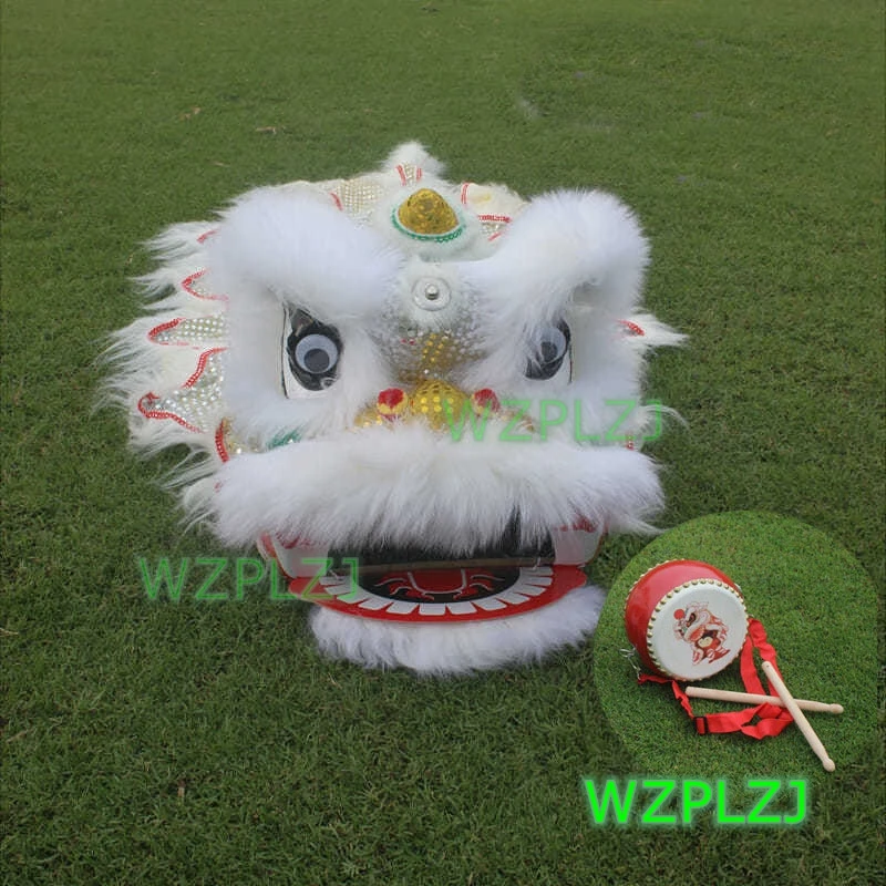 Royal 14 inch Lion Dance Costume Drum 5-12 Age Kid Boy Girl Children WZPLZJ Gift Party Performance Park Game Outdoor Even Mascot