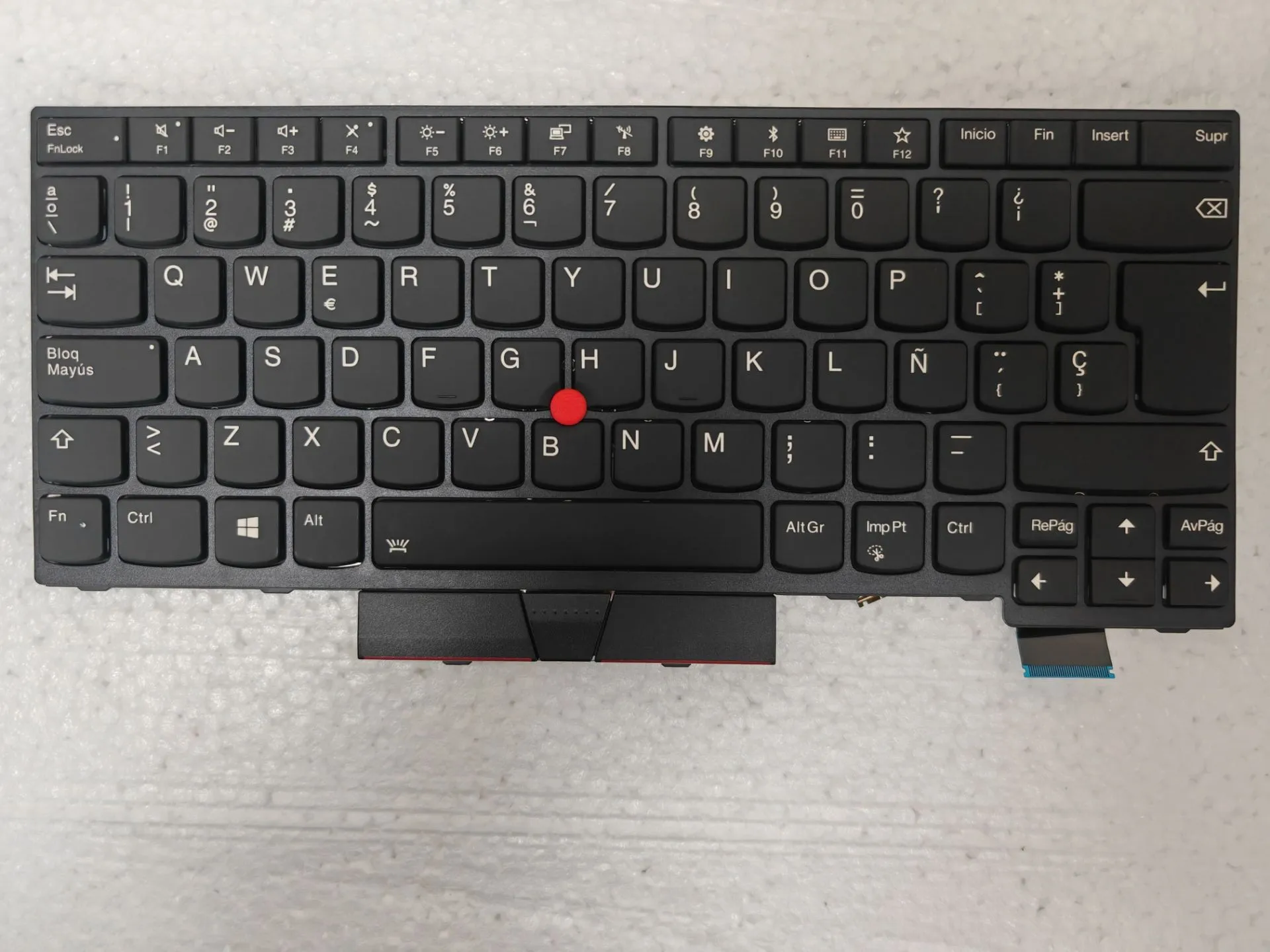 Laptop Keyboard for Lenovo Thinkpad T470 T480 A475 A485 Spanish Backlit with Point