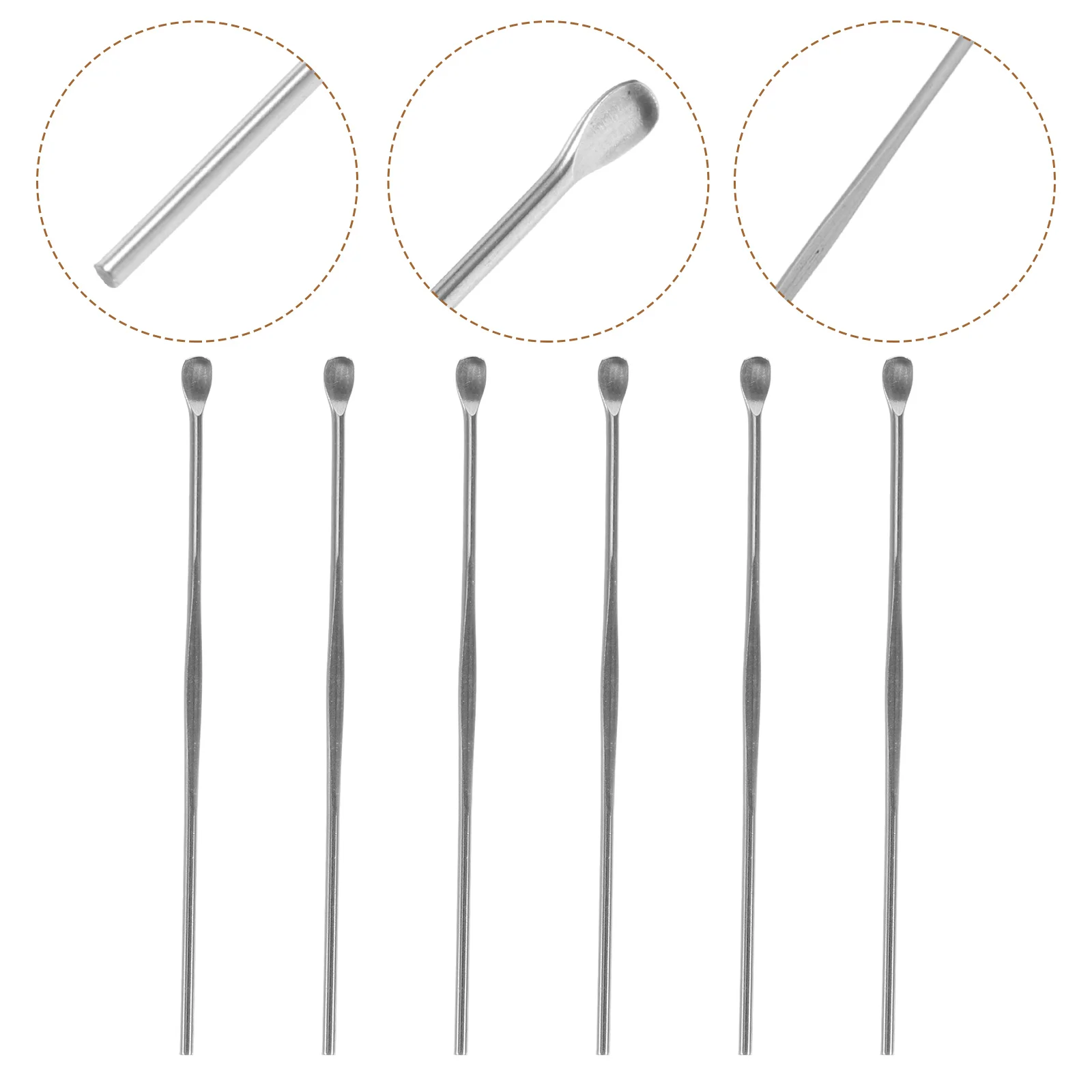 Stainless Steel Earpicks Curette Ear Cleaner Ear Wax Remove Tool