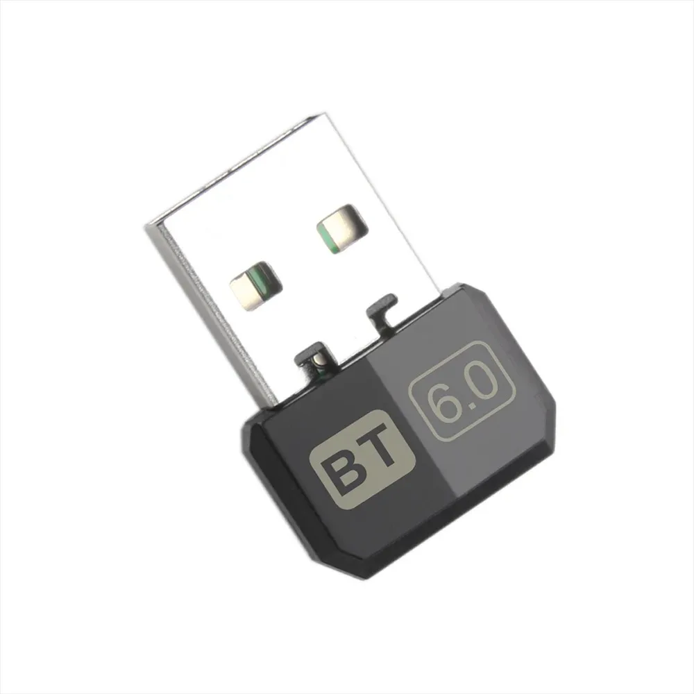 USB Bluetooth 6.0 Adapter Wireless Bluetooth Dongle Transmitter Receiver for PC Laptop Connect Mouse Keyboard Headset Audio