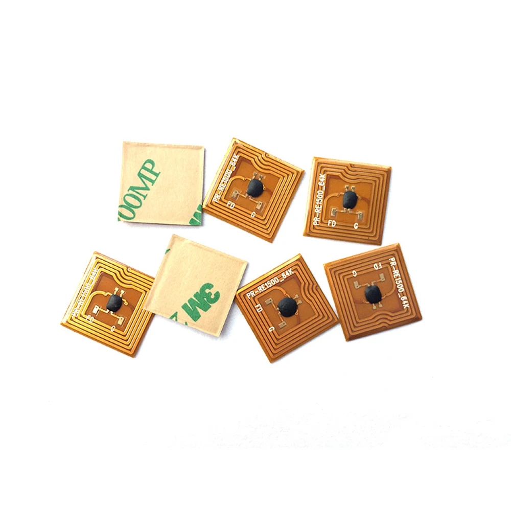 5pcs Anti-Metal HF Tiny Micro Chip ISO14443A Passive Soft NFC FPC Mini Tag 5x5mm For Anti Counterfeiting