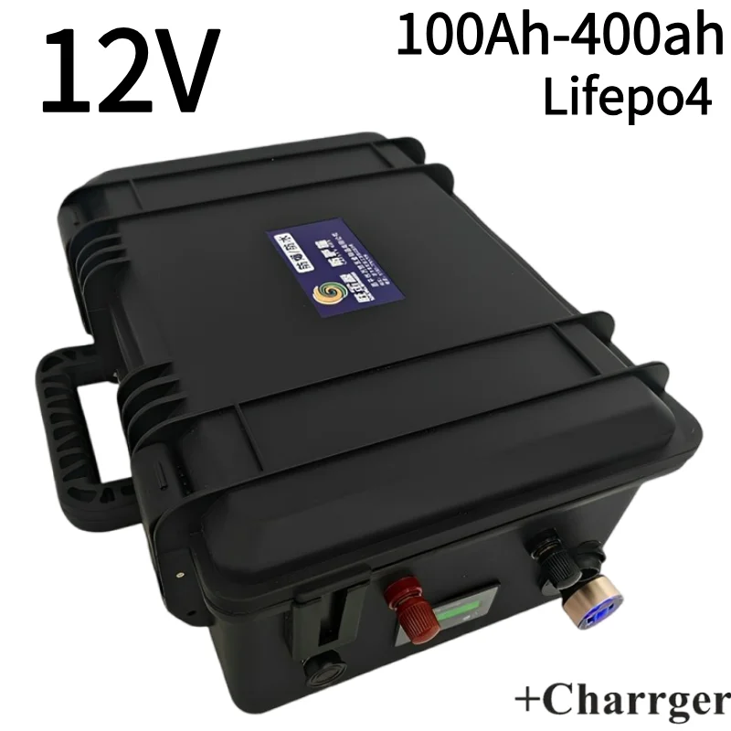 

LiFePO4 12V 120Ah 150Ah 180Ah 200Ah 250Ah 300Ah 400Ah batería de litio para Motor de pesca de 1000W Panel Solar RV al aire