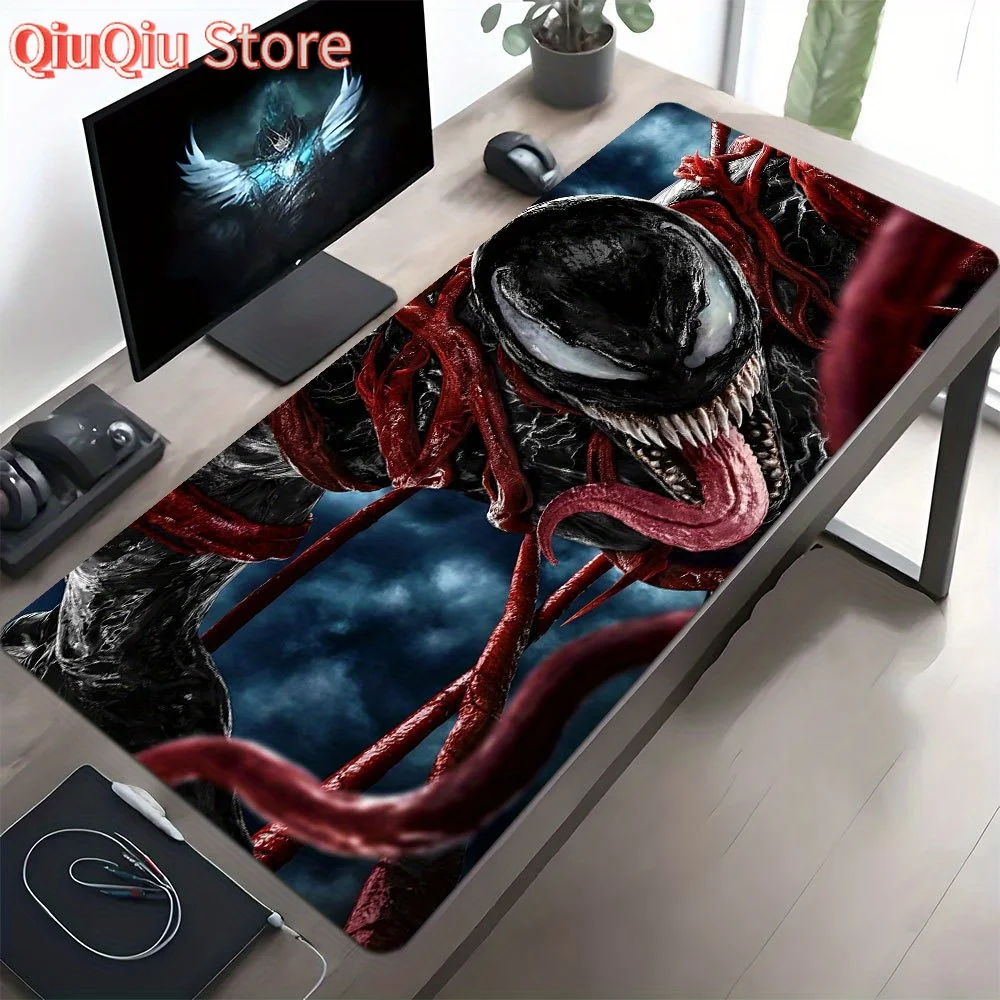 

1pc Marvel Venom Polyester Mouse Pad with Rubber Base, Multi-functional Gaming Desk Mat for Office Decor, Ideal for Valentine'S