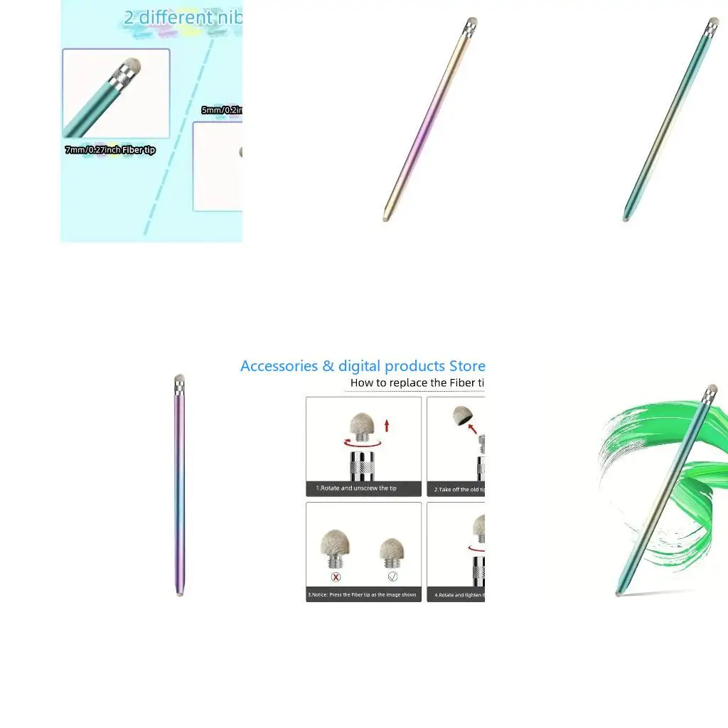 77JD BatteryFree Styluses Pen For Androids Devices High Sensitivity Pressure Control For Sketching Presentations