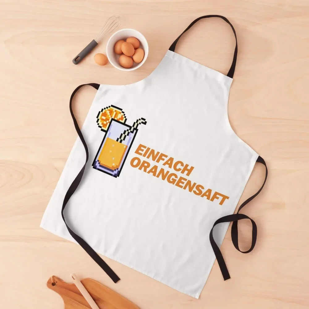 

Einfach Orangensaft Pixel - Money Boy Memes Apron Customizable Woman For Women Kitchen Apron