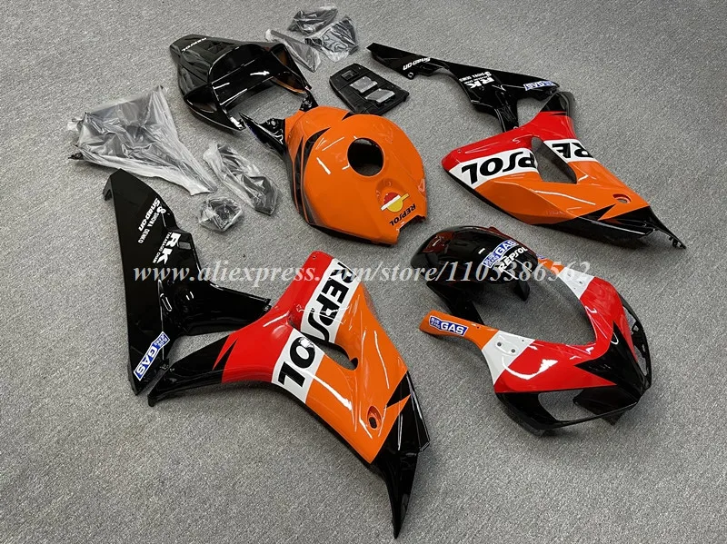 4Gifts New ABS Motorcycle Fairings Kit Fit For HONDA CBR1000RR 2006 2007 06 07 Bodywork Set Custom Repsol