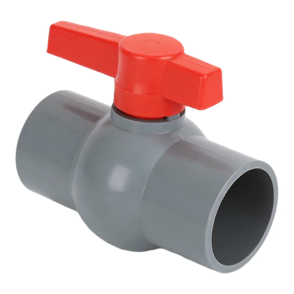 Efficiently Manage Water Flow with This PVC Ball Valve and Sliding Socket Suitable for Pipe Sizes of 20 to 50mm