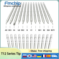 T12 Soldering Iron Tip Series 4-piece set For T12 Welding Station Repair tool replacement tip Not Applicable FM65 T65 SH72 tip