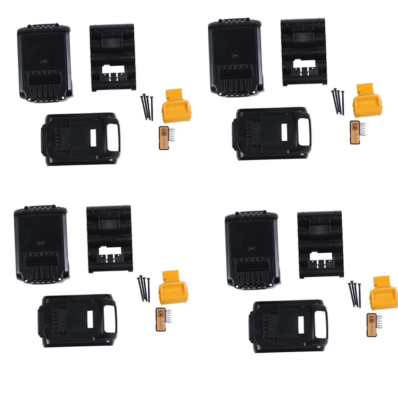 

ABAH-4X DCB200 Battery Plastic Case (No Battery Cell ) For 18V 20V 3.0Ah 4.0Ah DCB200 Li- Battery