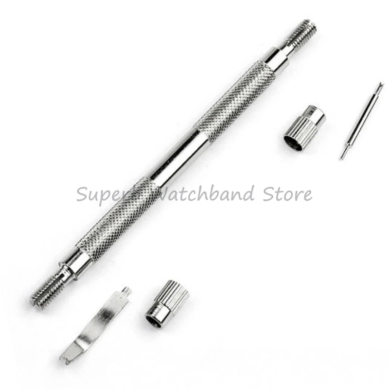 5pcs Watch Bracelet Link Remover Professional Metal Band Watch Spring Pine Needle Bar Wrist Strap Repair Tool Double-head