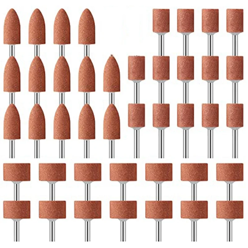 

Полировальная насадка POPO Беспроводная, 42 шт. Шлифовальный камень с полировальной головкой, ручка 1/8 дюйма для шлифовки, полировки,