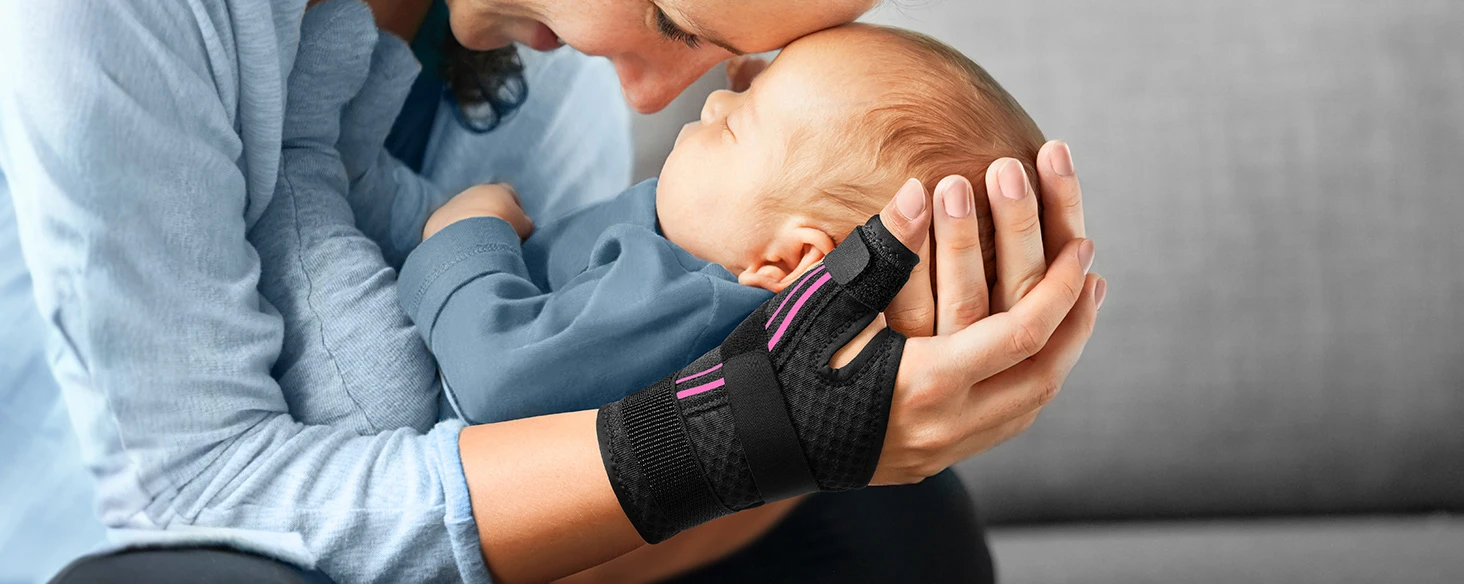 1/2 Stück Handgelenkstütze bei Arthritisschmerzen, Daumenbandage für Triggerfinger, für Männer und Frauen, Sport, De Quervain, Sehnenentzündung, CMC – Detail 3