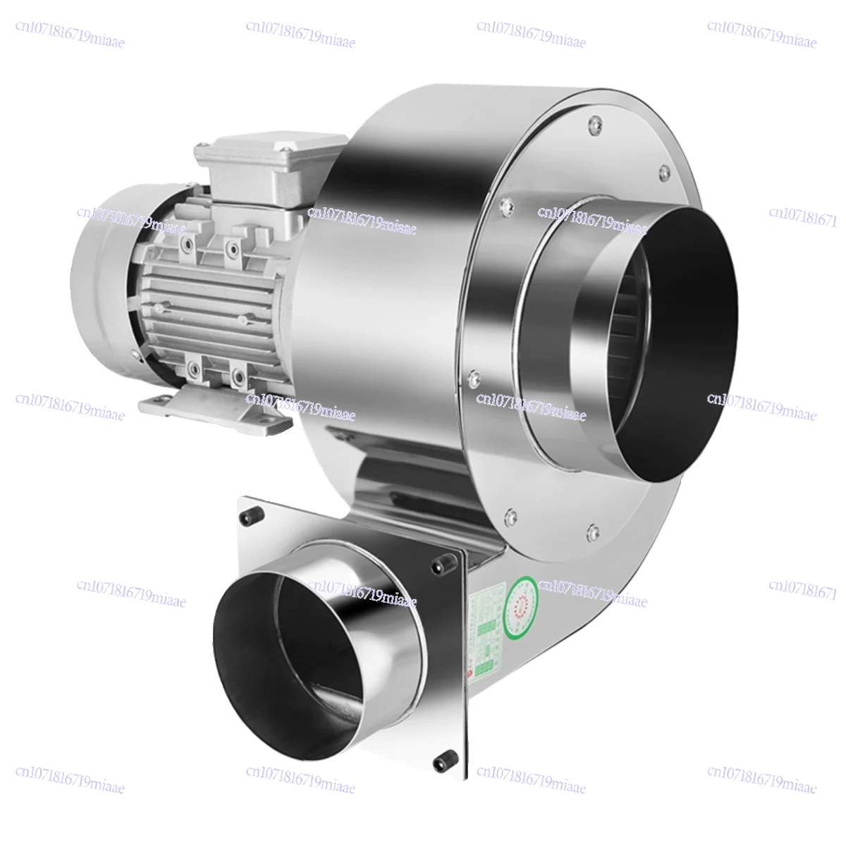 

304 Stainless Steel High Temperature Resistant DF Centrifugal Fan Industrial 380V Multi-wing Blower 220V Strong Suction Fan