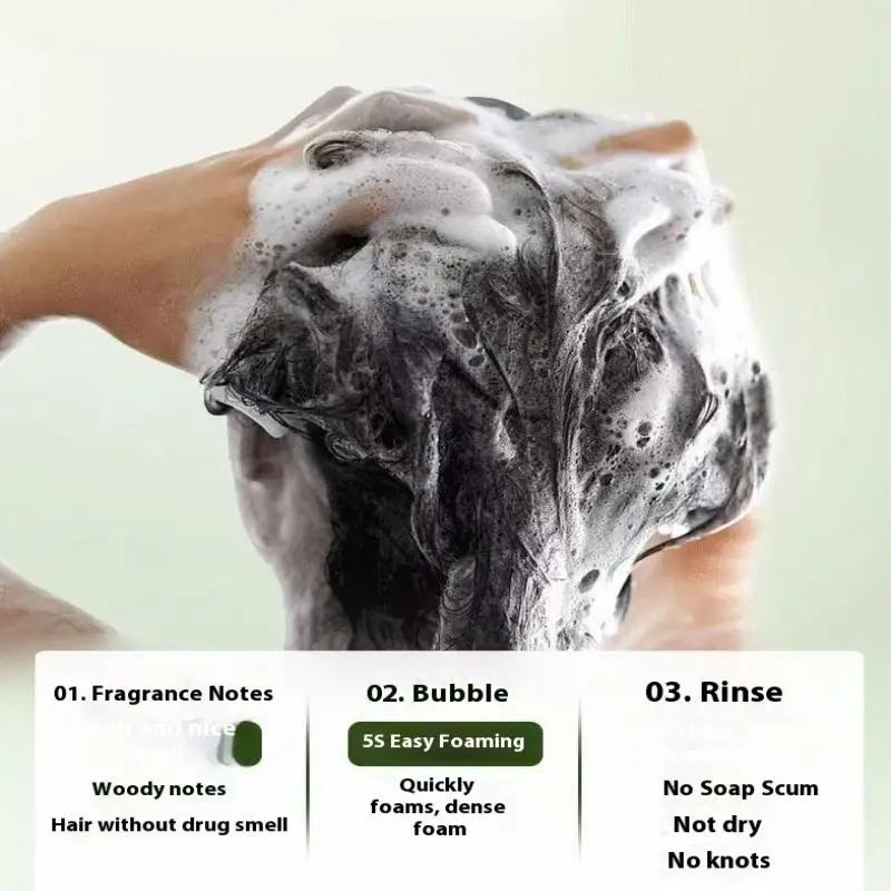 New 120g Usman Grass Handmade Soap Effectively Cleansing Scalp Strengthening Hair Roots Reducing Hair Loss Plant Soap