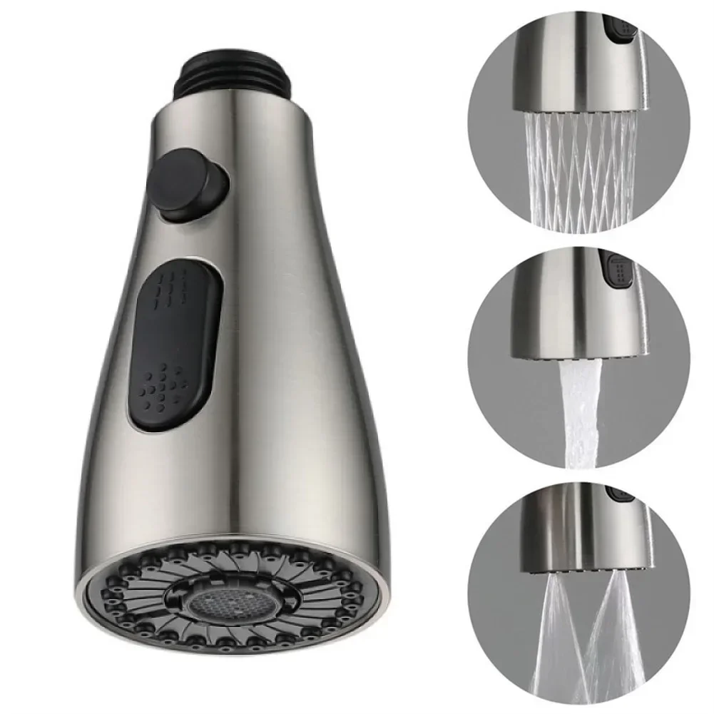 Kitchen Pull Out Spray Shower Head Faucet Sprayer Head 1/2