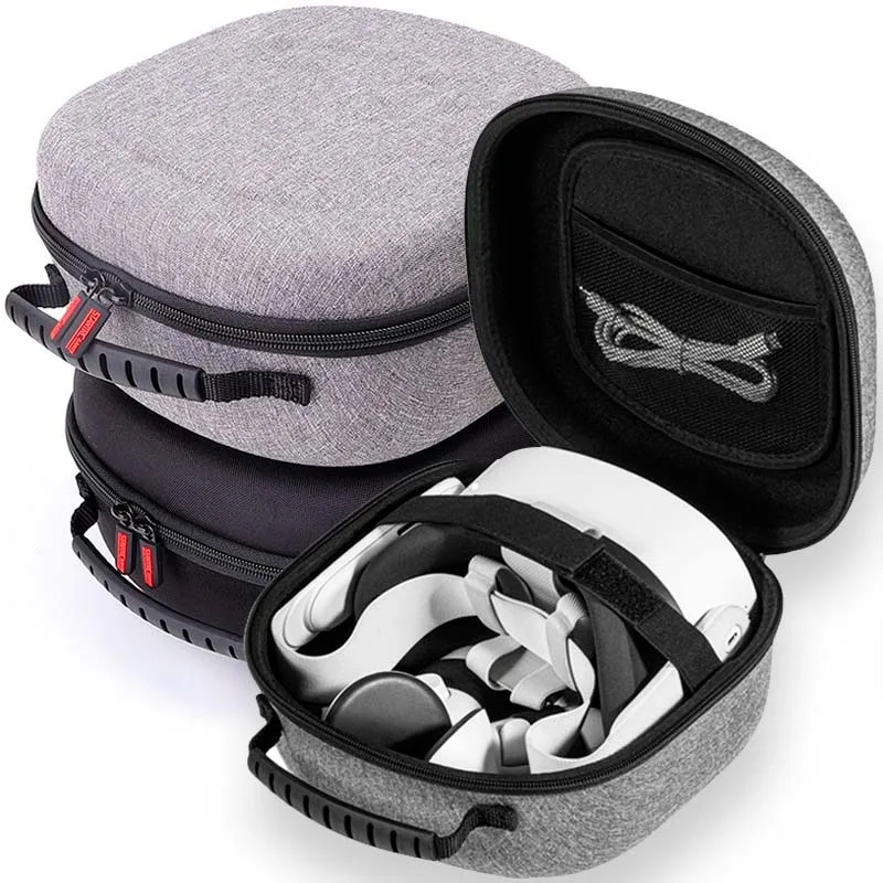 Shockproof VR Headset Storage Case for Meta Quest 3S Handbag Carrying Case VR Travel Bag for Quest 3S Protective Bag Accessories