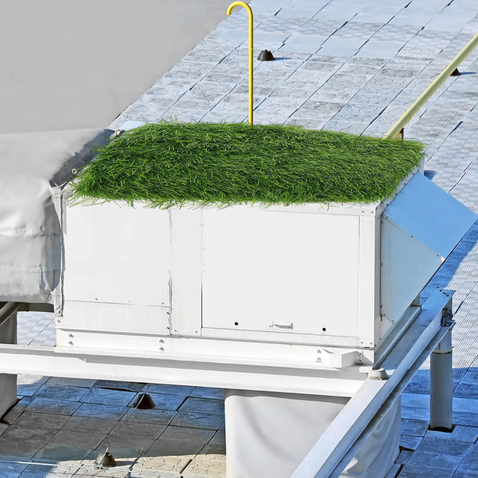 

Air Conditioner Cover Plastic Outer Lawn Ac Unit Protector for Outdoor Units Noise Reduction Waterproof Heat Insulation Unit