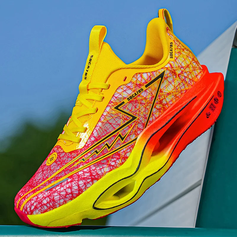 2026 Autumn New Couples Sneakers Rebound Shock-Absorbant Jogging Shoes Breathable Running Sneakers Non Slip Outdoor Sport Shoes