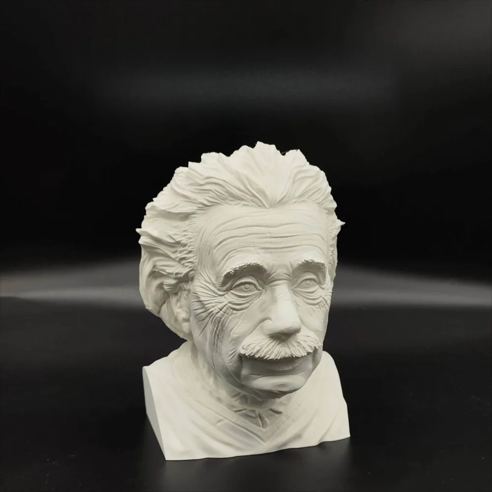 10cm/15cm Scientist Einstein Imitation Plaster Figurine Sculpture Decorative Handicrafts for The Study 3D Printed Bust Figurines
