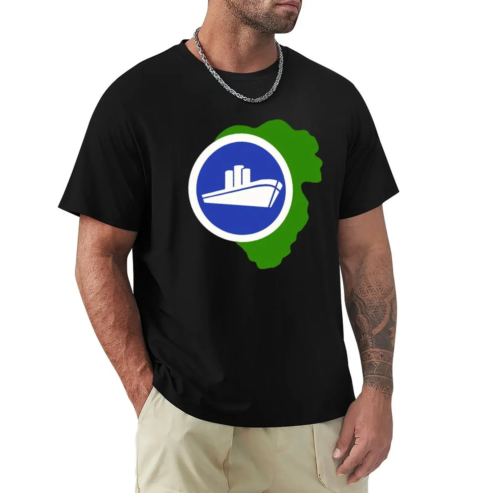 Isla Nublar East Dock Sticker T-Shirt