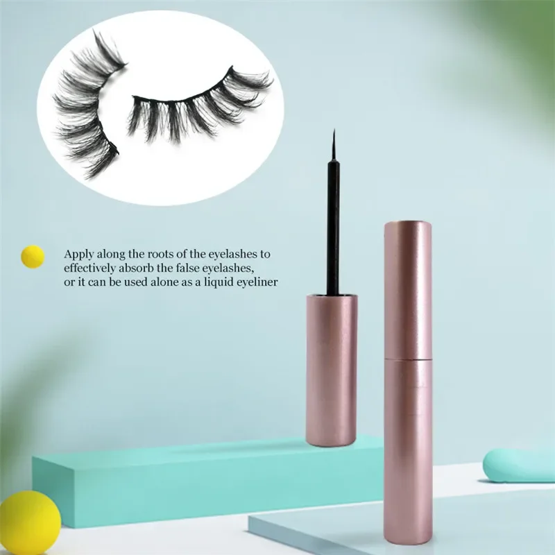 Magnetic Eyelashes Set with Magnet Eyeliner - Single Pair of False Lashes