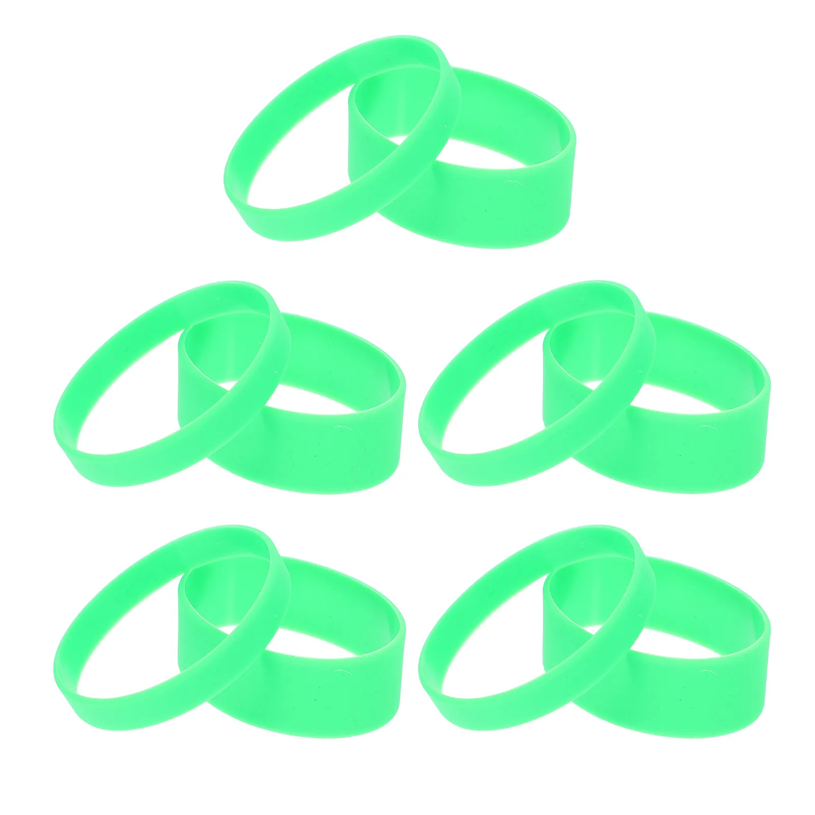 10Pcs Sublimation Tumbler Bands Silicone Heat Tape High Temperature Resistance Easy Stretch No Deformation DIY Sublimation