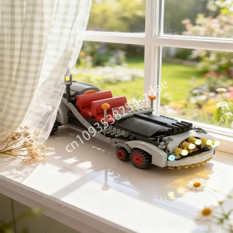 

715 шт. MOC старая модель Jalopy Ninjia, строительные блоки, рождественские подарки, сборка, сделай сам, креативная идея, образовательные кирпичи, игрушки для детей