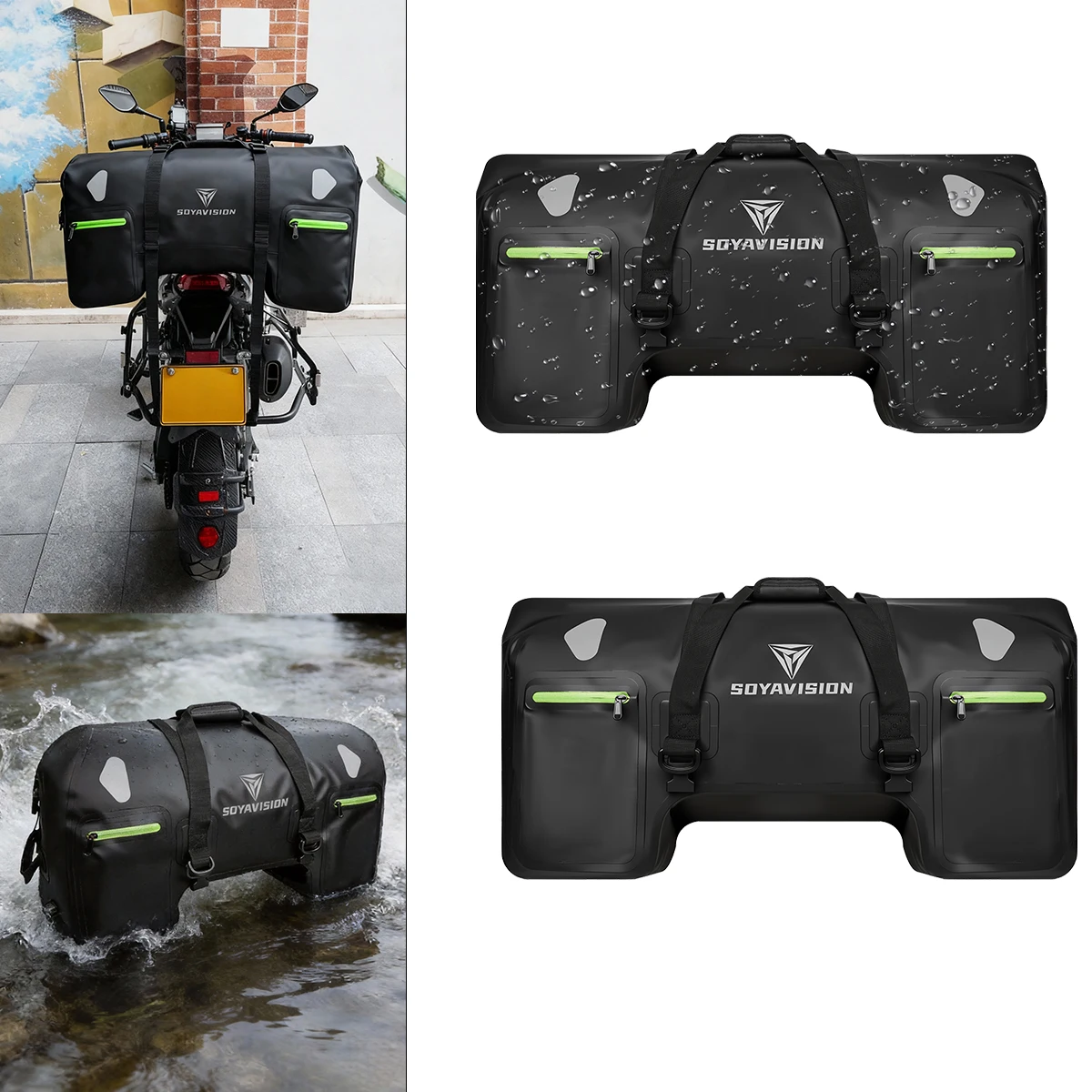 

Водонепроницаемая светоотражающая сумка-баул для мотоцикла, для катания на лыжах, путешествий, походов, кемпинга, катания на лодках, рыбалки, активного отдыха