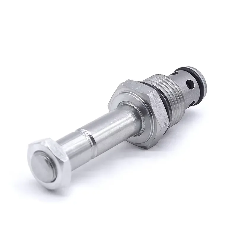 Factory Price Excavators Electric Spare Parts Hydraulic Solenoid Valve Spool Core for Relief Valve Normally Closed 13mm