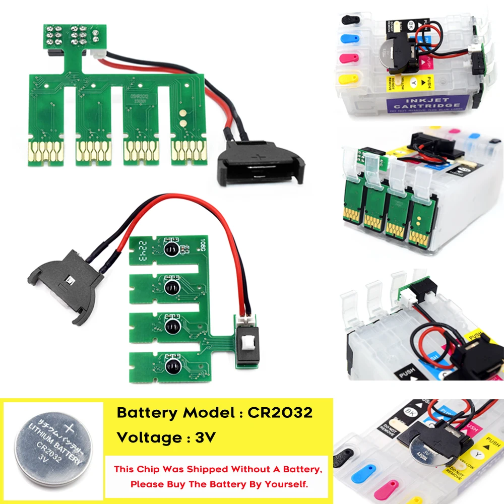 Imagem -03 - Cartucho com Chip de Reinicialização Automática Epson Wf3820 Wf4820 Wf-4830 Wf7840 Wf-7830 Wf-7835 Europa 405xl T405xl 405 Ciss