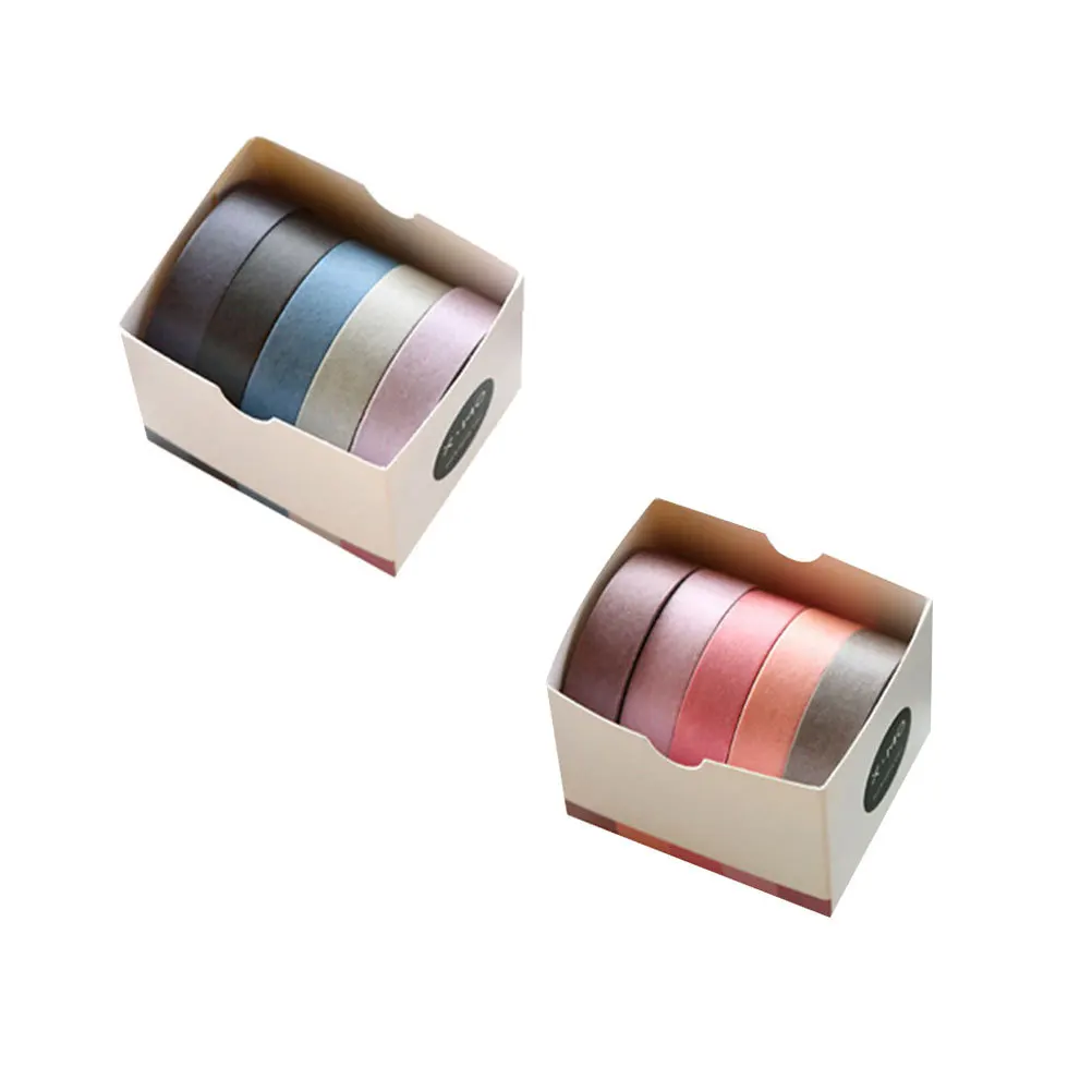 

10 Rolls Colored Washi Tape Cherry Blossom Design For Diy Craft Decoration Gift Wrapping Photo Album Stationery Supply