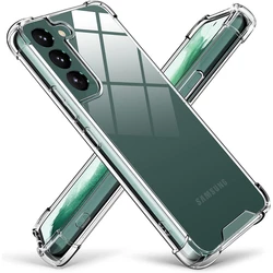 Прозрачный силиконовый мягкий чехол для телефона Samsung S24 S23 S22 Ultra Plus S21 FE S20 A71 A51 A13 A33 A52S A34 A54 A53 ударопрочный чехол-бампер для камеры