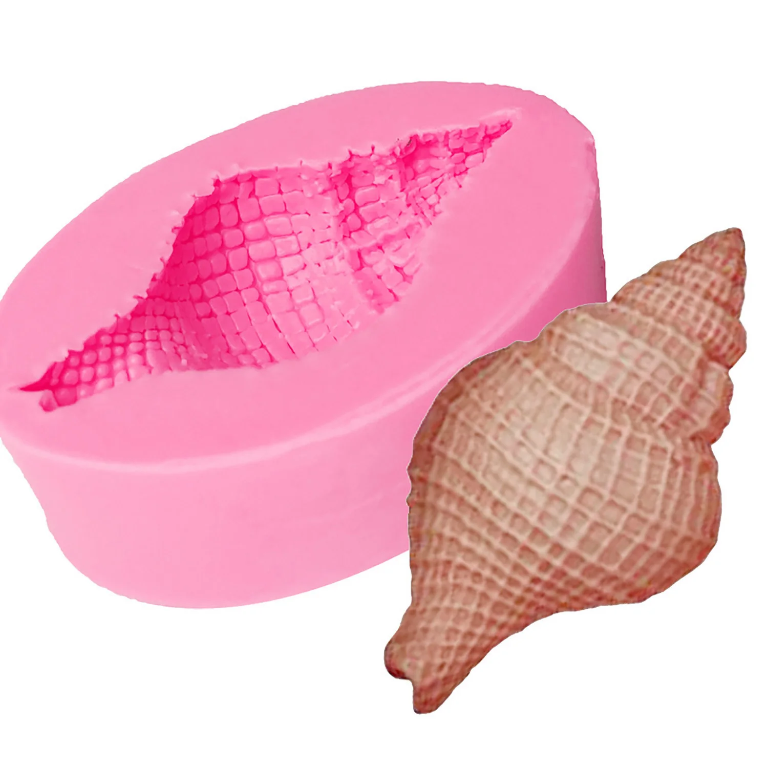 Ocean themed Shell Conch Mold Making Fondant Chocolate Clay Cake，Resin Molds Jewelry Mold for fridge Magnet