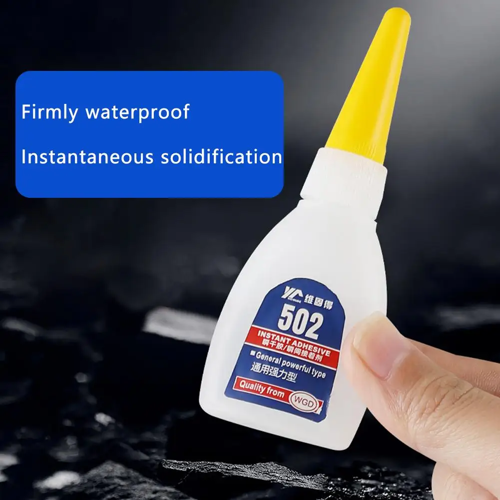 502 Glue Strong Quick-drying Wood Leather Acrylic ABS Plastic Bonding Instant High-efficiency Glue Adhesive