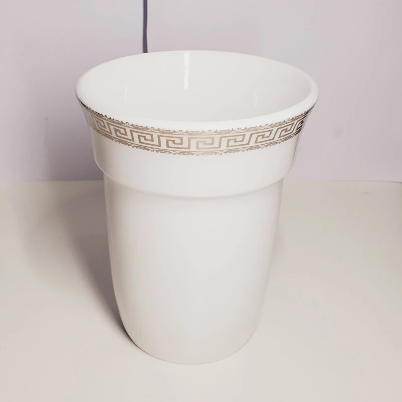 . Akcesoria łazienkowe Ceramiczny kubek na szczotkę toaletową do części uchwytu na szczotkę toliet