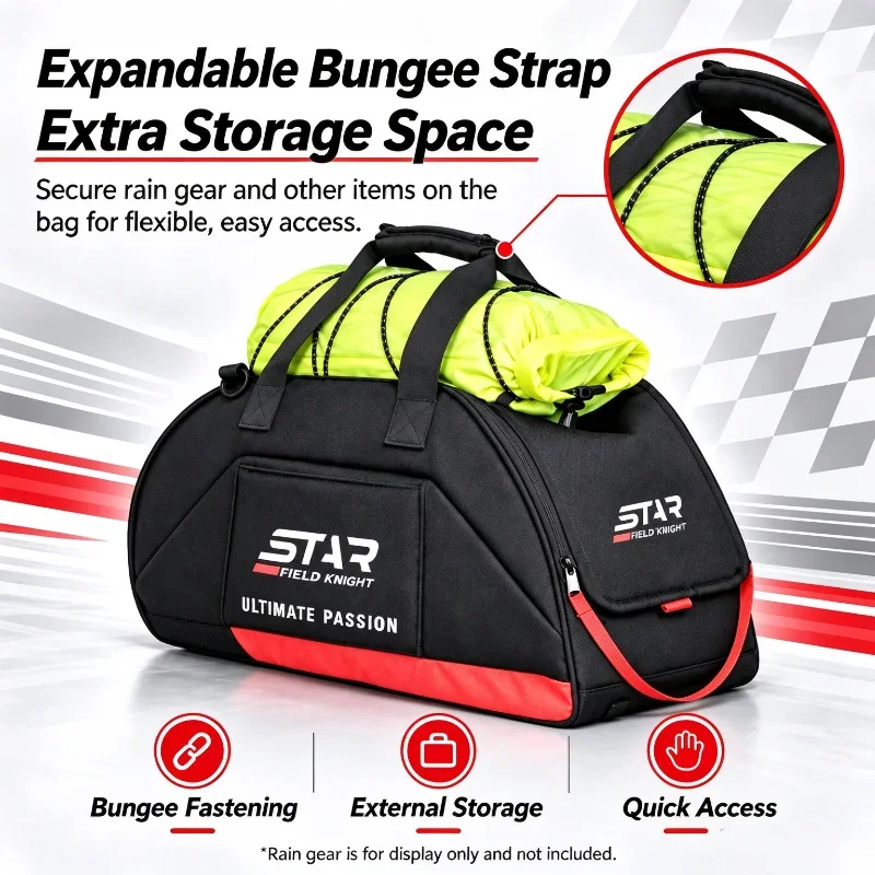 STAR SKB‑407 Motorbike Helmet Carry Bag Multifunctional Portable Racing Storage Handbag Anti‑Scratch Lens Pouch For Riders
