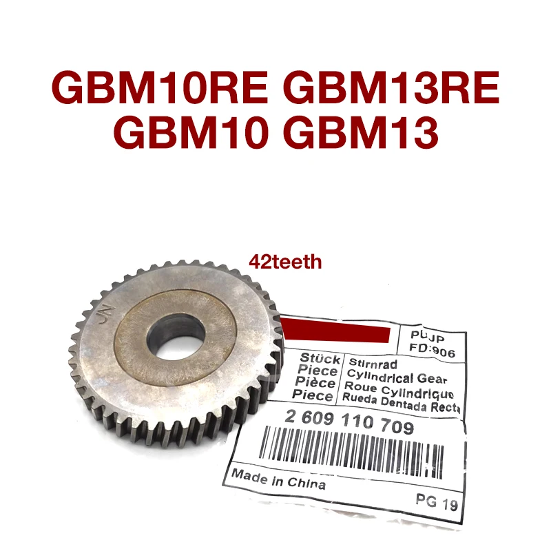 

Hammer 2609110709 Impact Gear Replacement Accessories for Bosch GBM10RE GBM13RE GBM10 GBM13 Impact Drill Cylindrical Gear