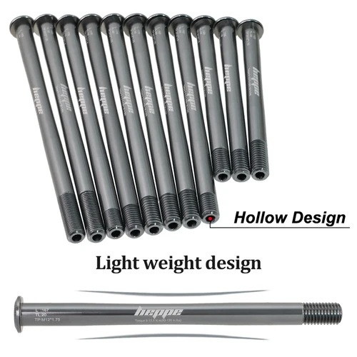 Imagen 2 del producto HEPPE MTB bicicleta de carretera titanio eje pasante eje de bicicleta ultraligero 12x142 12x148 buje trasero eje pasante horquilla de bicicleta 12x100 12x110 eje