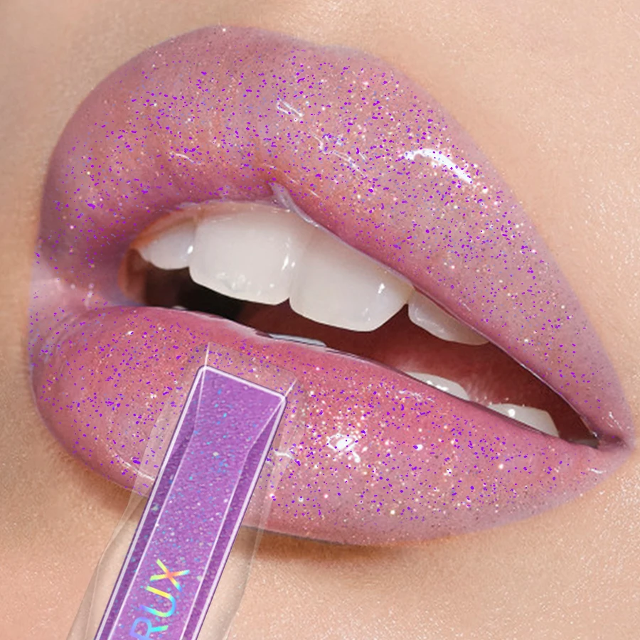 ملمع شفاه حلو لامع ومرآة ملمع شفاه خفيف ملمع شفاه شفاف ملمع شفاه مائي لامع أحمر شفاه سائل فتاة