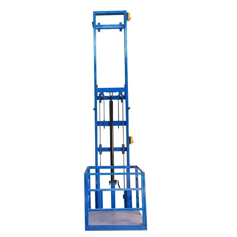 

Hydraulic elevator Simple workshop Small household elevator Guide rail Monorail freight elevator Lifting platform Electric