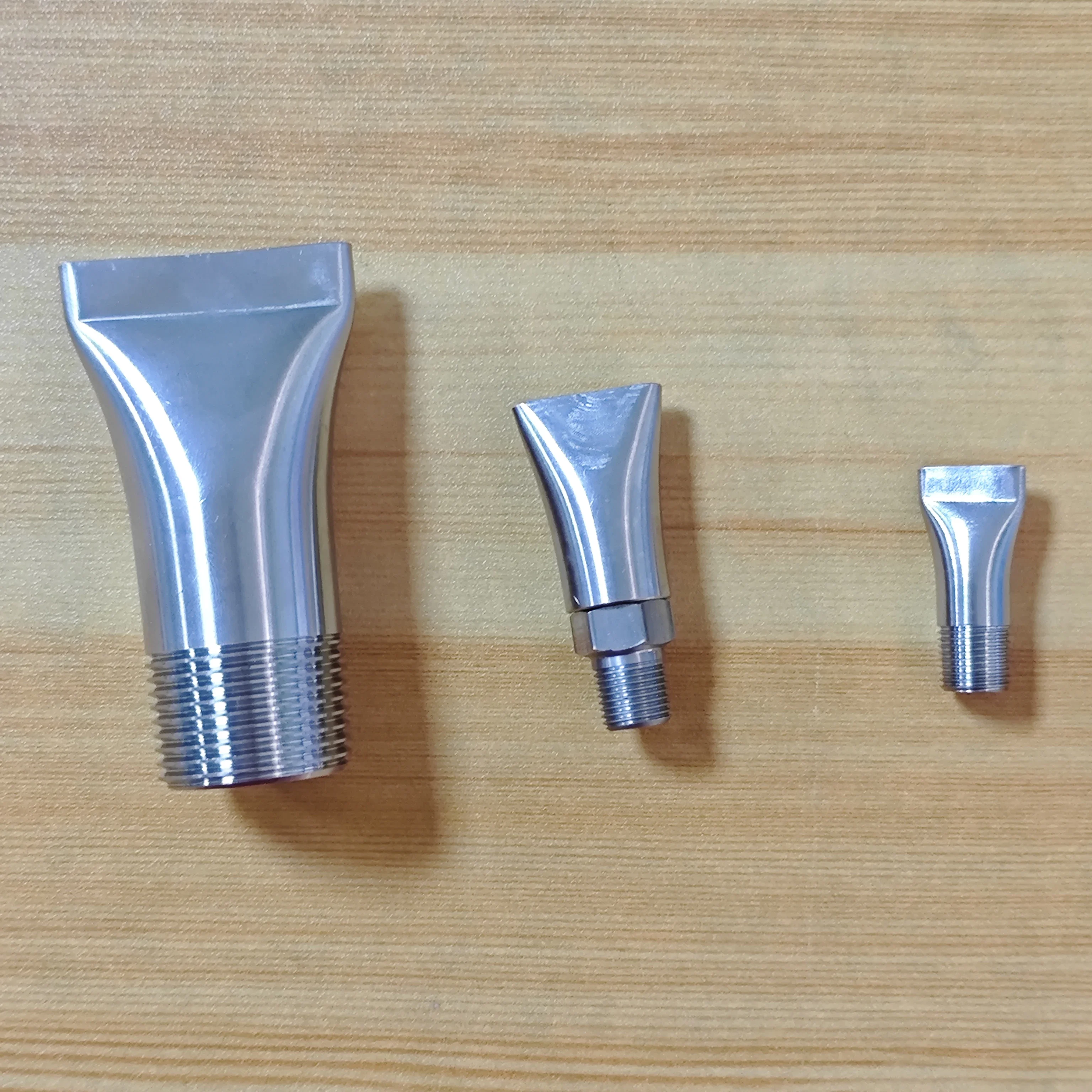 Stainless Steel Flat Duckbill Air Knife Nozzle Industrial Blowing Nozzle Efficient Air Blowing Nozzle for Surface Clean Dry