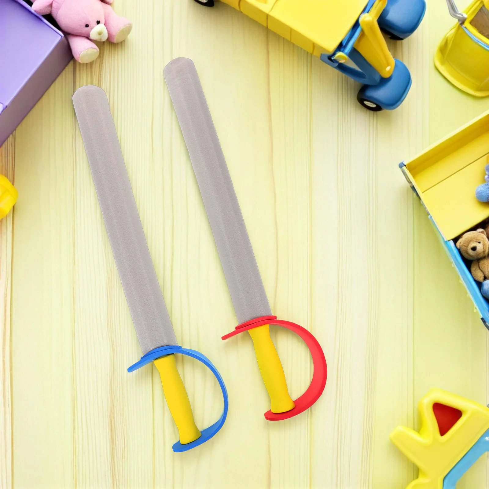 Épée en mousse pour enfants, 2 pièces, 54Cm/21.22 pouces, légère, sûre, entraînement, jeu, Costume de spectacle d'esgrimage de fête pour enfants