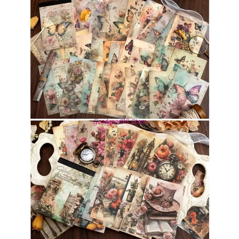 100 ورقة من ورق القصاصات، ورق حرفي جمالي لصنع البطاقات