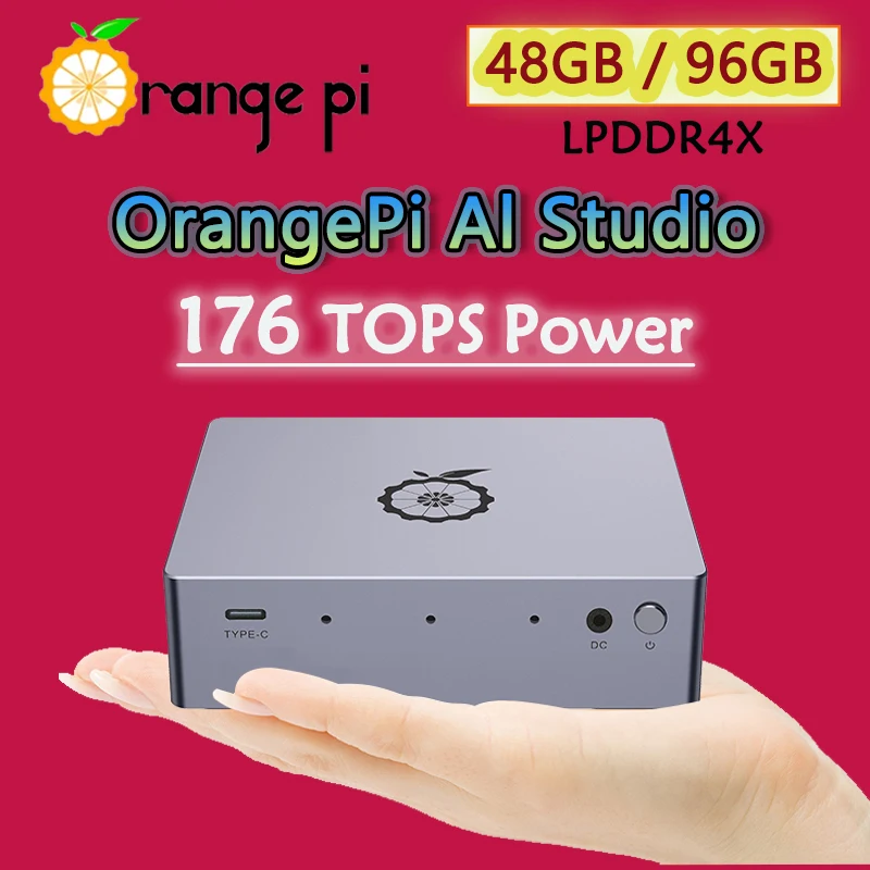 

OrangePi AI Studio 176 TOPS for OCR Recognition OPi AI Studio Arithmetic Card Ascend Development Board new Al ecosystem
