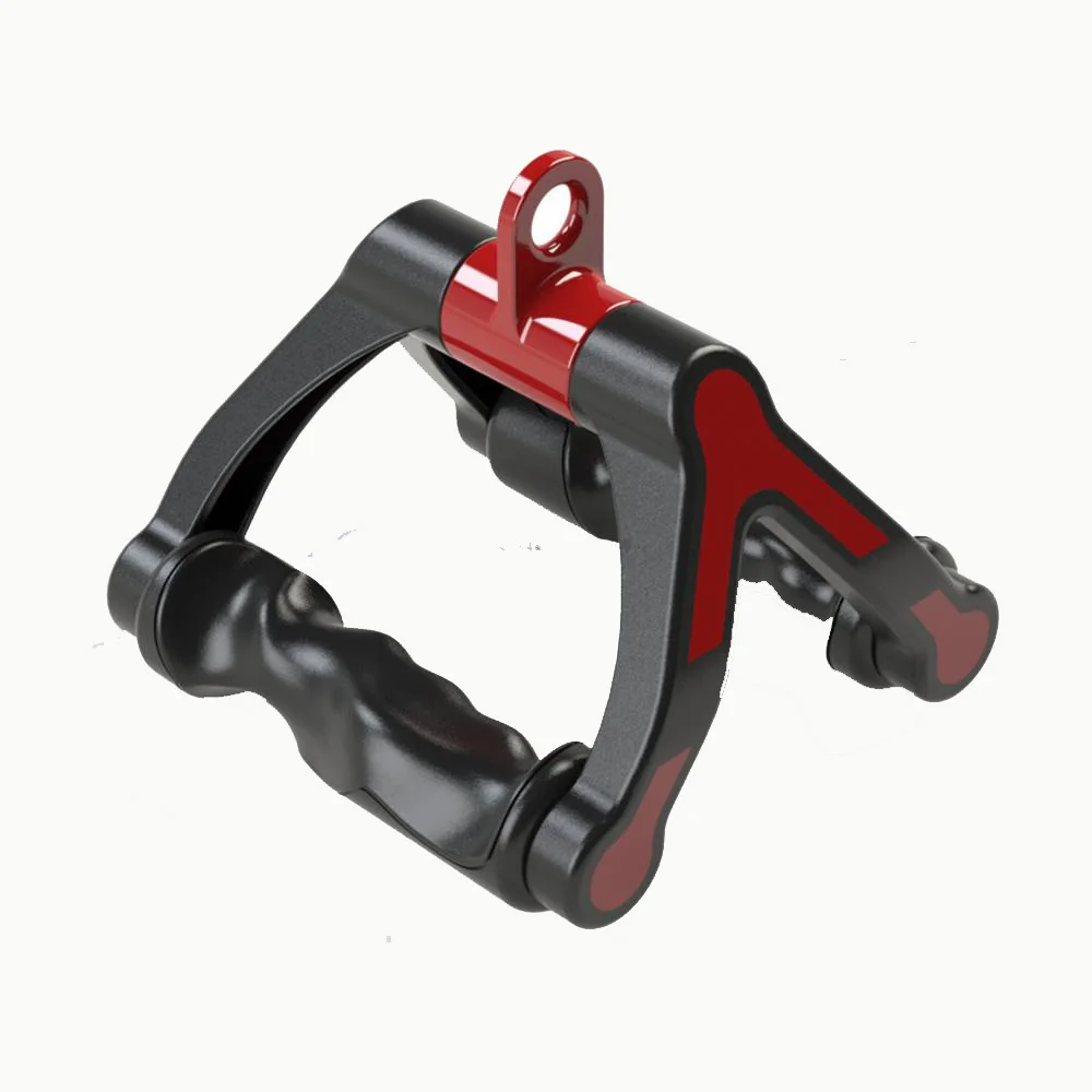 

Эргономичная гребная втулка V-образной формы вращающаяся на 360 ° V-образная ручка для велосипедов Трицепс для тренировок на спине T-Bar ручка для ряда оттягивающая кабельная машина