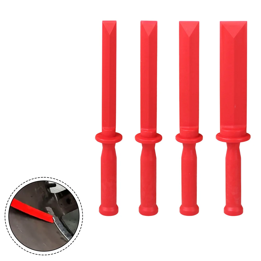 

4 Pcs Chisel Scraper Set Balance Weight Blade For Removes Tires Debris Adhesives Paint Tool Accessories