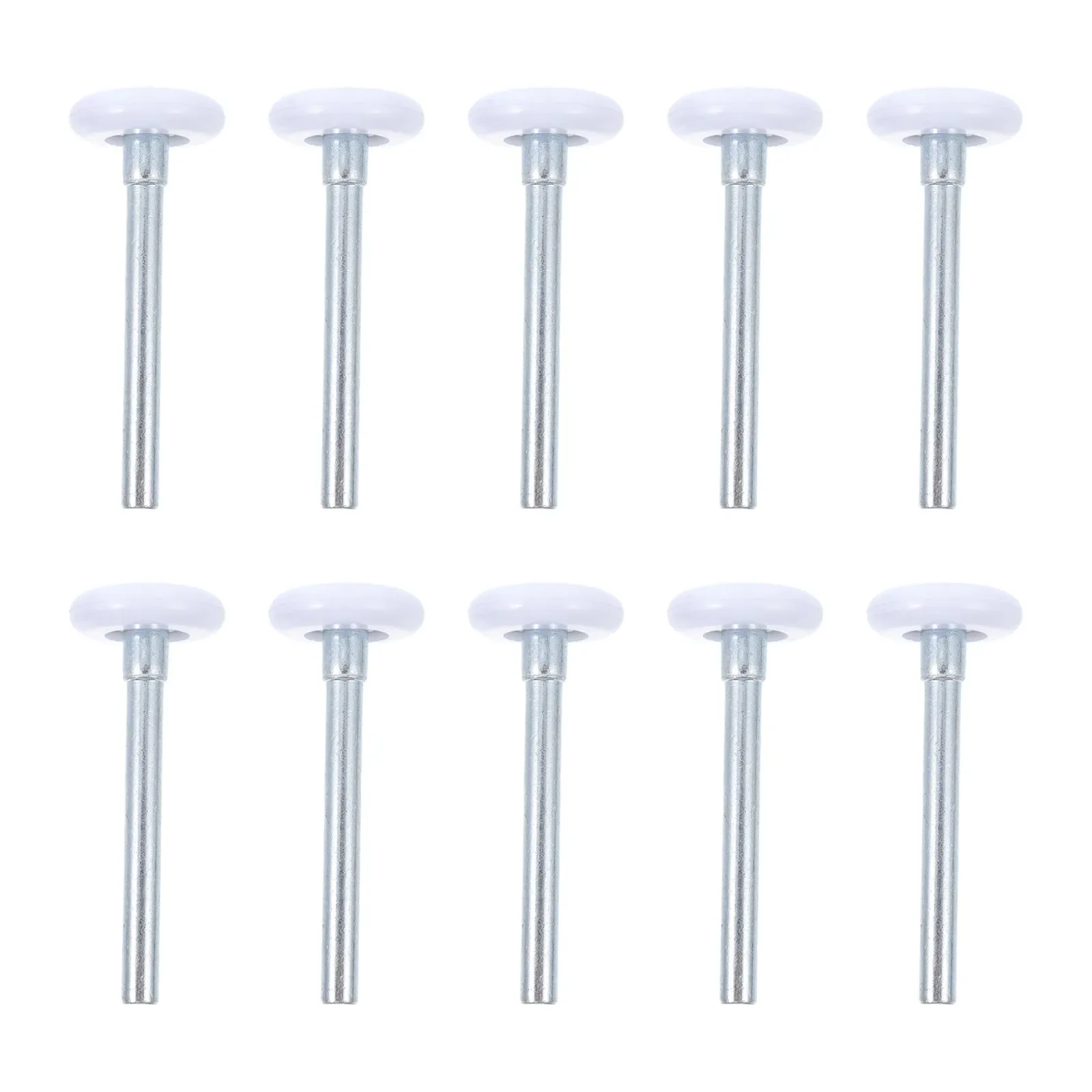 10Pcs High Quality Nylon Garage Door Guide Wheels Heavy Duty Rollers for Garage Door Supplies Sliding Doors Easy Installation