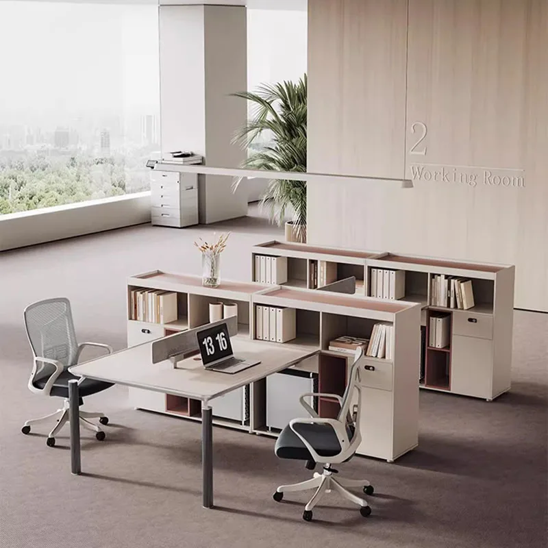 

Legs Study Office Desk Executive Storage Bookshelf Setup Standing Computer Desks Writing Shelf Mesa De Computador Furnitures